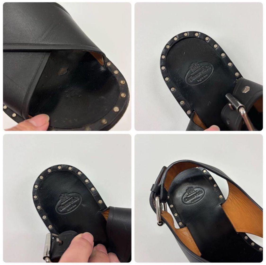 Church's チャーチ クロス レザー バック ストラップ サンダル BEAMS