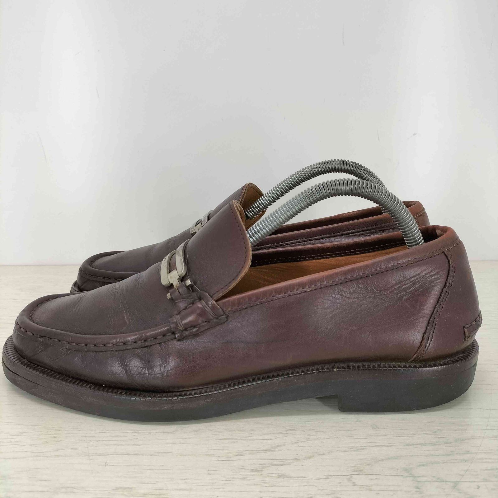 美品☆フェラガモ☆ビットローファー☆本革☆ブラウン☆7.5☆メンズ☆ 楽天市場】フェラガモ メンズ ローファー ビットモカシン Salvatore