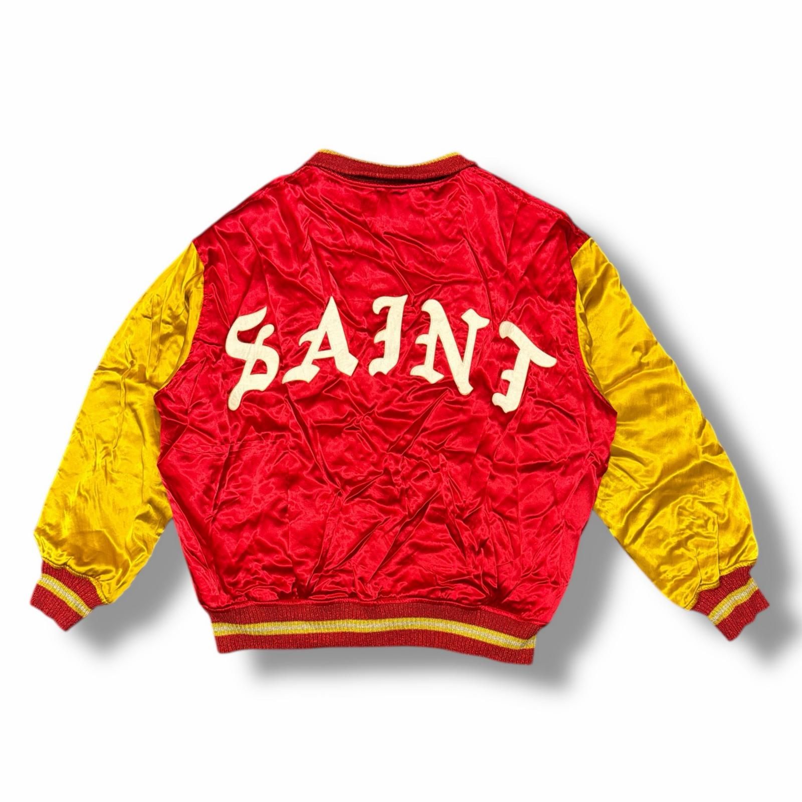 参考上代119000円 SAINT MICHAEL 23SS VARSITY JACKET バーシティ