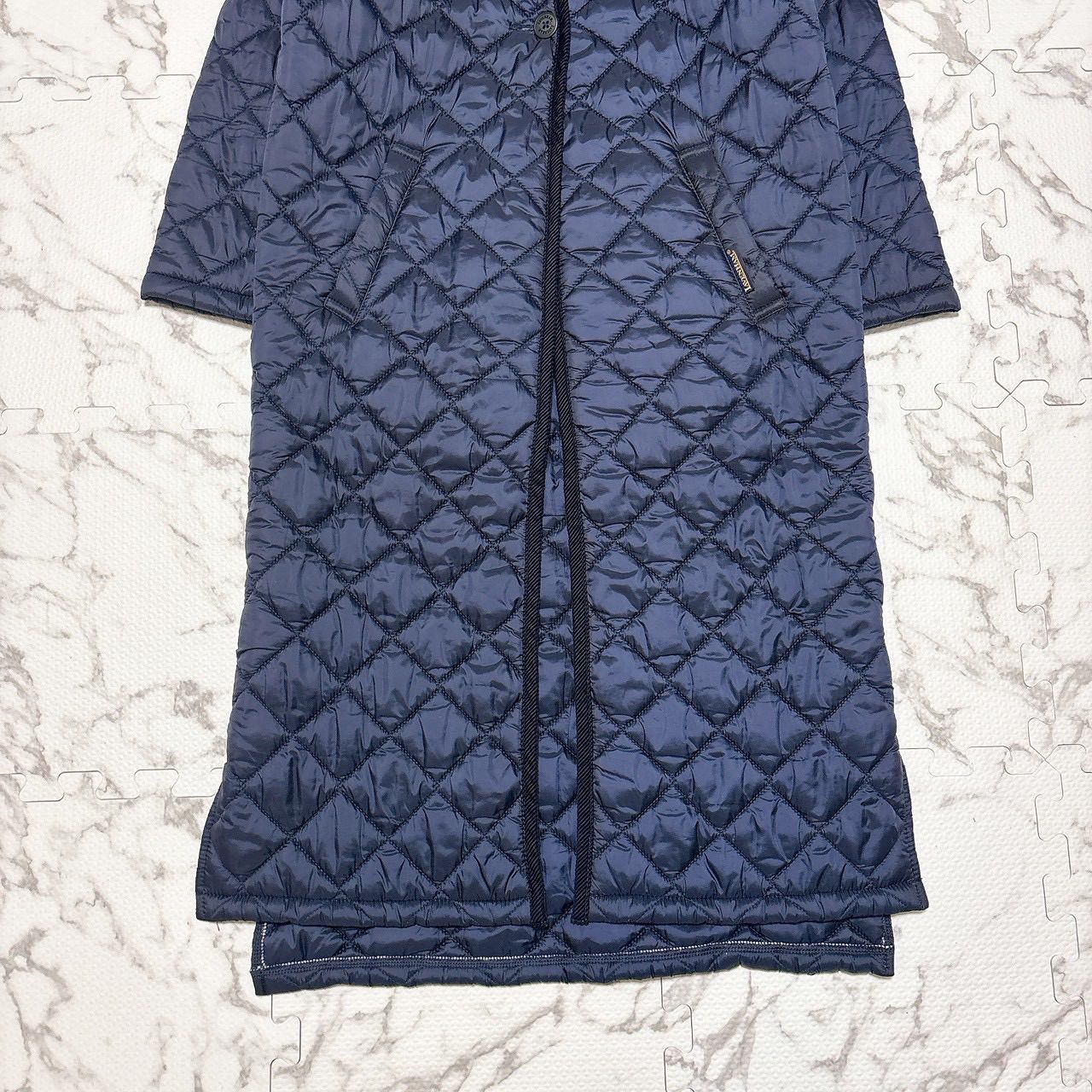 LAVENHAM ラベンハム キルティングコート ロング丈 34 英国製 Made in 
