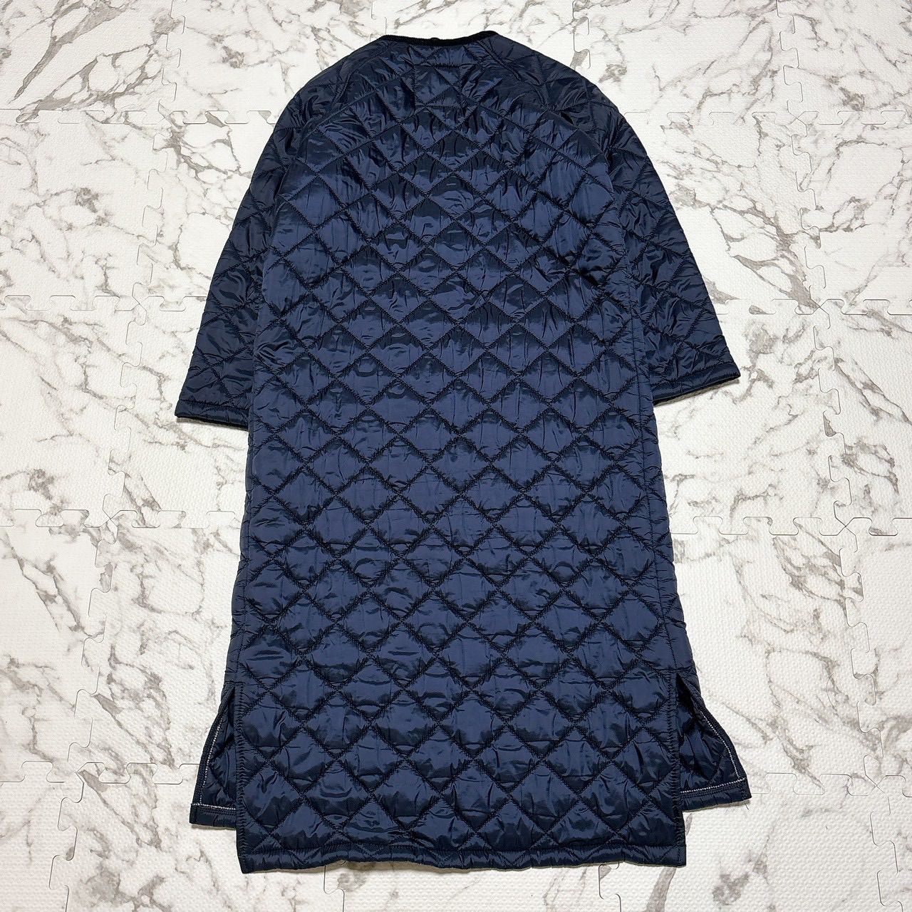 LAVENHAM ラベンハム キルティングコート ロング丈 34 英国製 Made in