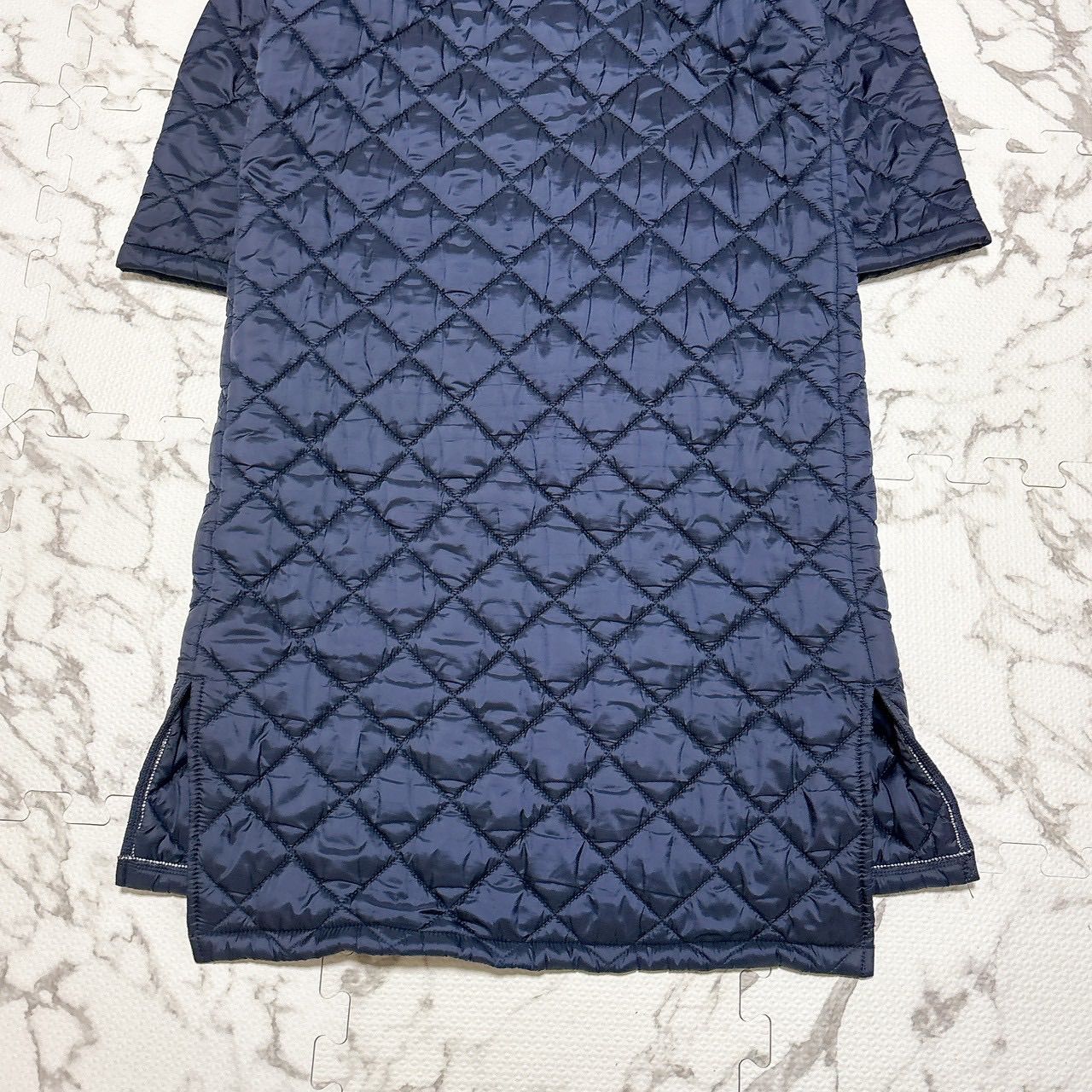 LAVENHAM ラベンハム キルティングコート ロング丈 34 英国製 Made in 