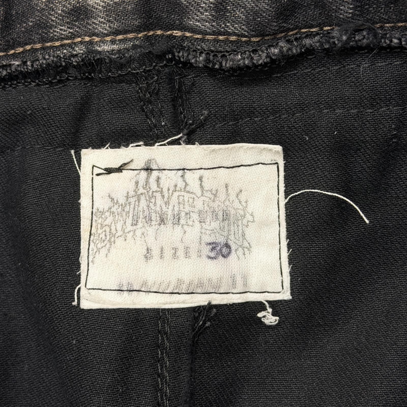 パンツ SWAMPGOD DESTROYED FISOLO SWAMPGOD DESTROYED FISOLO デストロイエプロンパンツ ワイド デニム