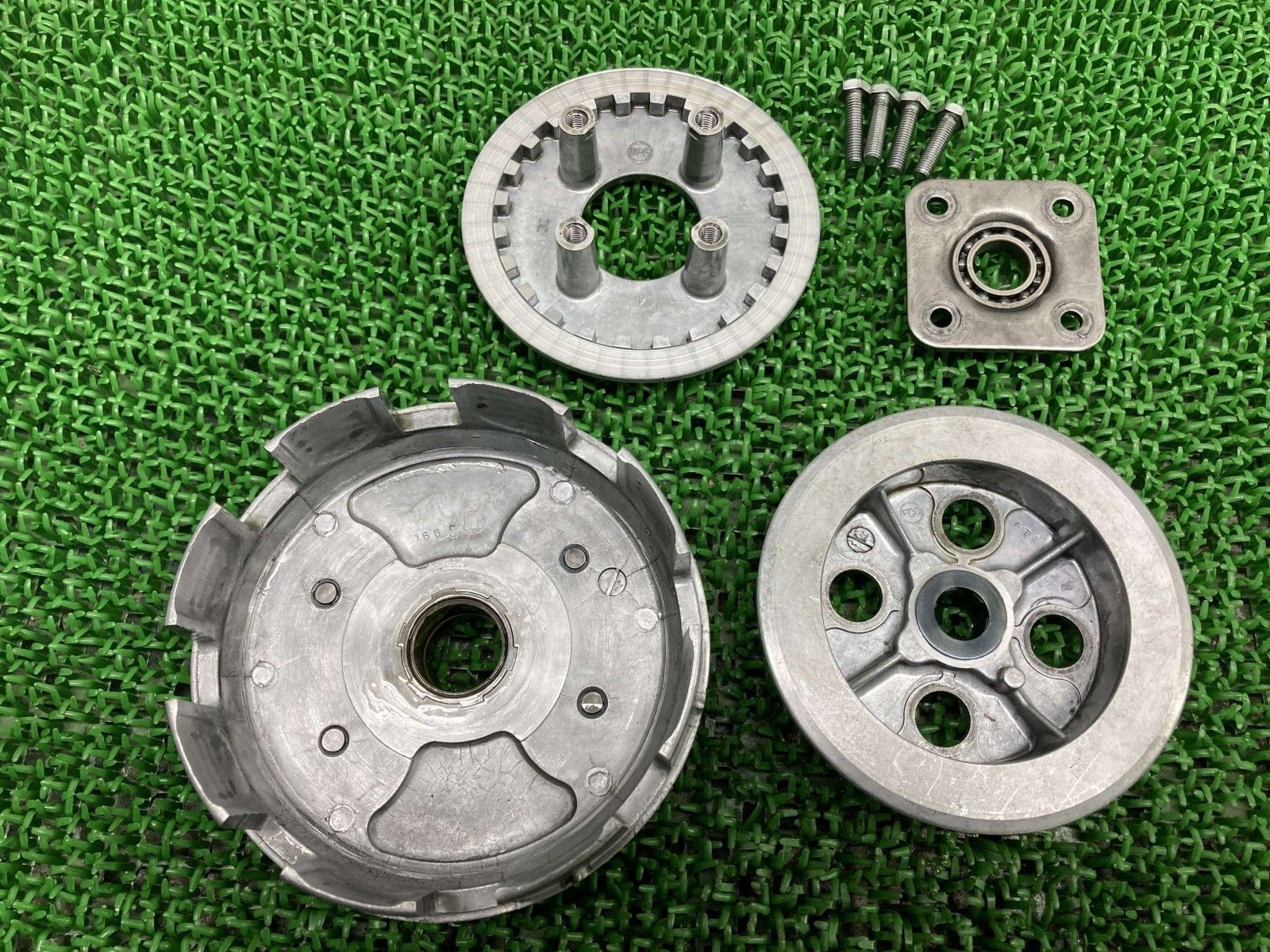 NSR50 クラッチハウジング ホンダ 純正  バイク 部品 AC10 後期 Nチビ NSRmini クラッチアウター 曲がり無し 車検 Genuine Vh