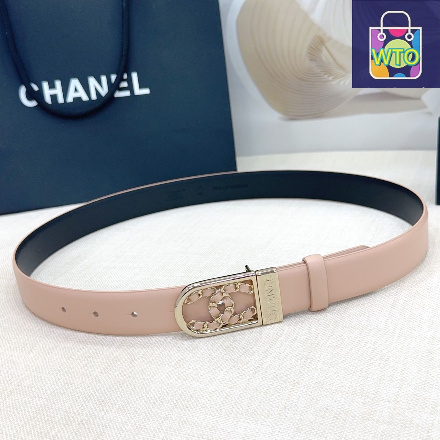 今日特価】Chanel ダブルフェイスレザーベルト-1 - メルカリ