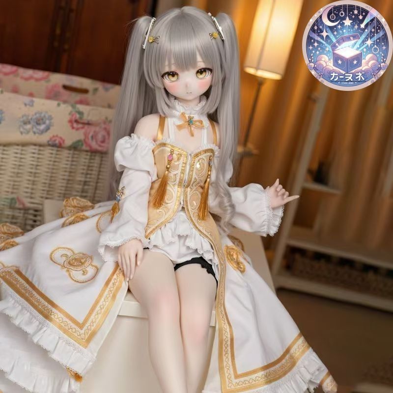 新品 未使用 正規版 160cm アニメ二次元風 魔族ねこ人形 ウィッグ付き