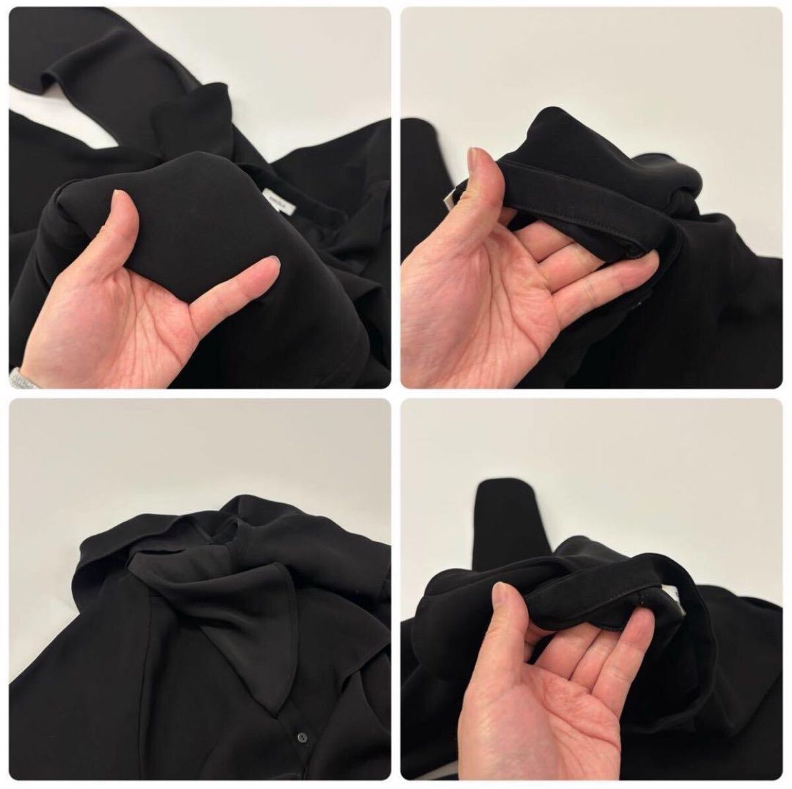 23aw 2023 ENFOLD エンフォルド NECK-LAYERED DRESS ネック レイヤード