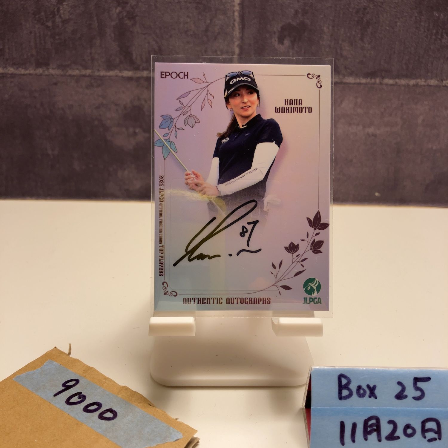 2025 EPOCH JLPGA TOP PLAYERS 脇元華 Hana Wakimoto 43/73 直筆サイン