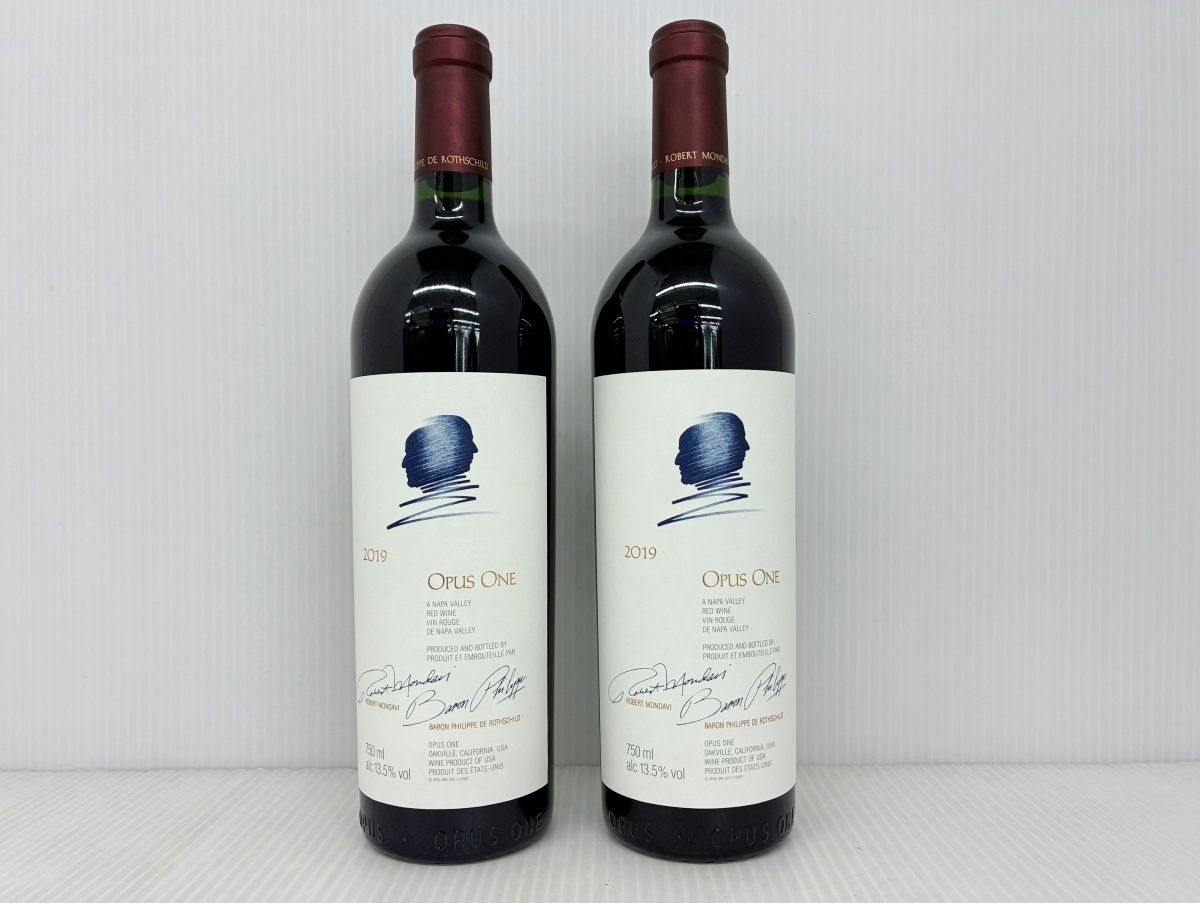 未開栓 OPUS ONE 2019 2本 赤ワイン 750ml 13.5% - メルカリ