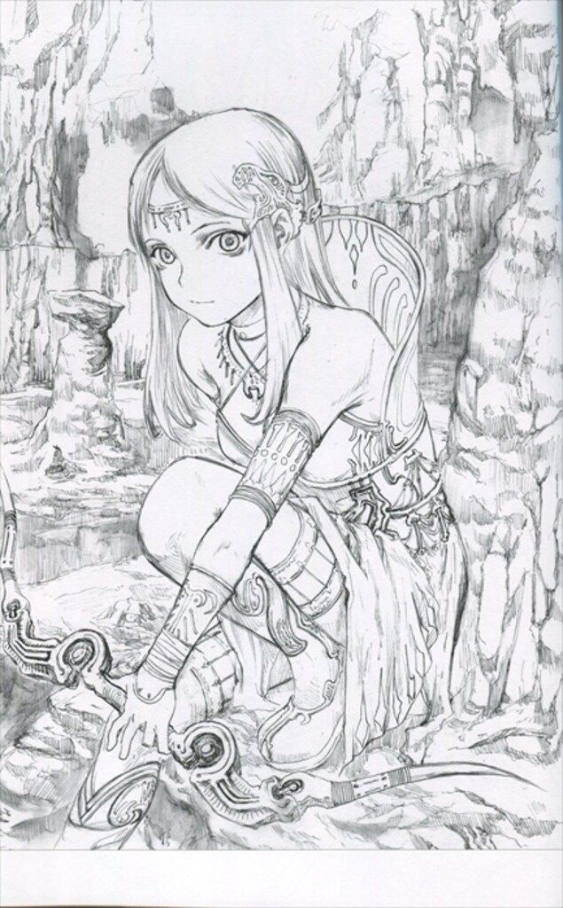 講談社 安倍吉俊 祝祭の街 素 -Sketchs&Drawings- 安倍吉俊デビュー20