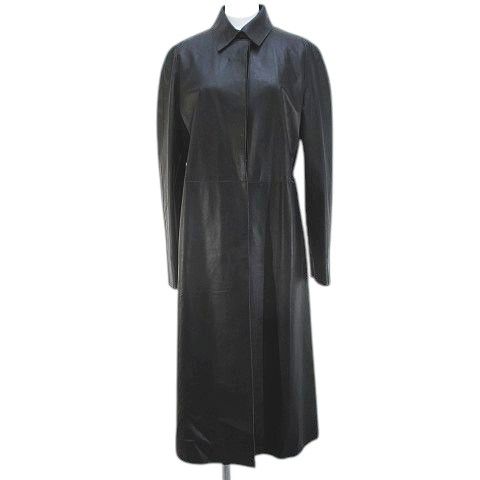 高級✨BALLY バリー　レザー　ロングコート　牛革　48 カーフ　マキシ　L BALLY/バリー_Women通販 | Lock Me ロングウォレット ブラック