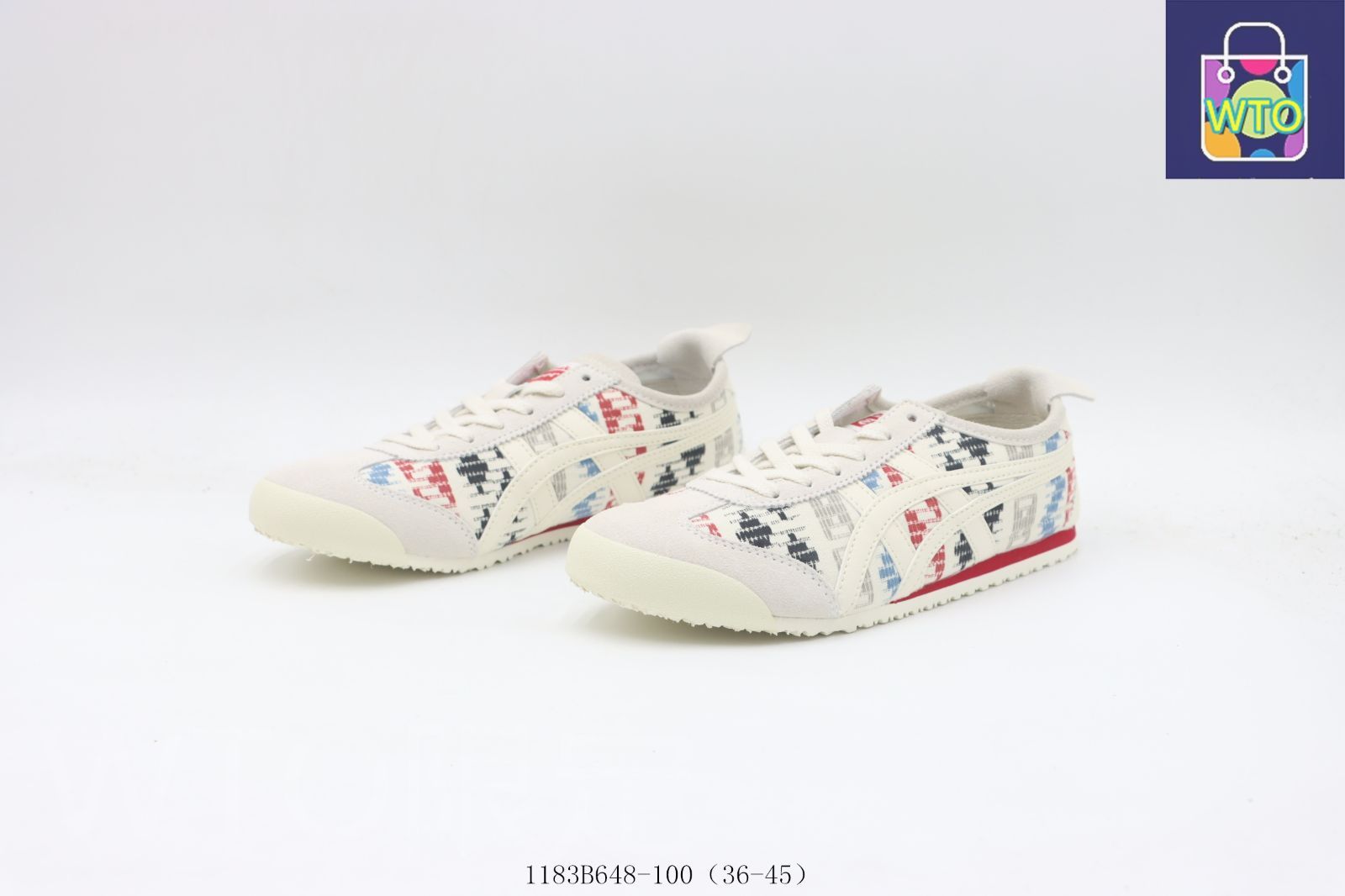 今日特価】アシックス スリップオン シューズ ホワイト - ブルー