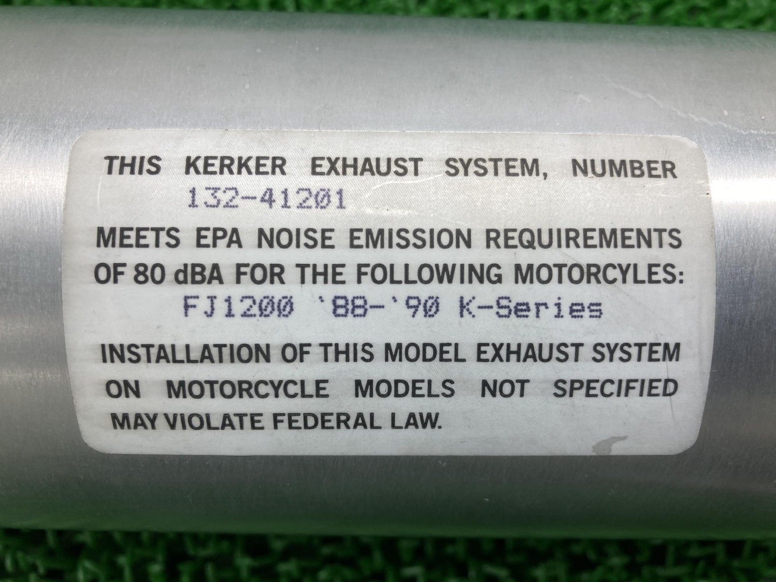 KERKER製FJ1200 サイレンサーマフラー 左 132-41201 在庫有 即納 社外