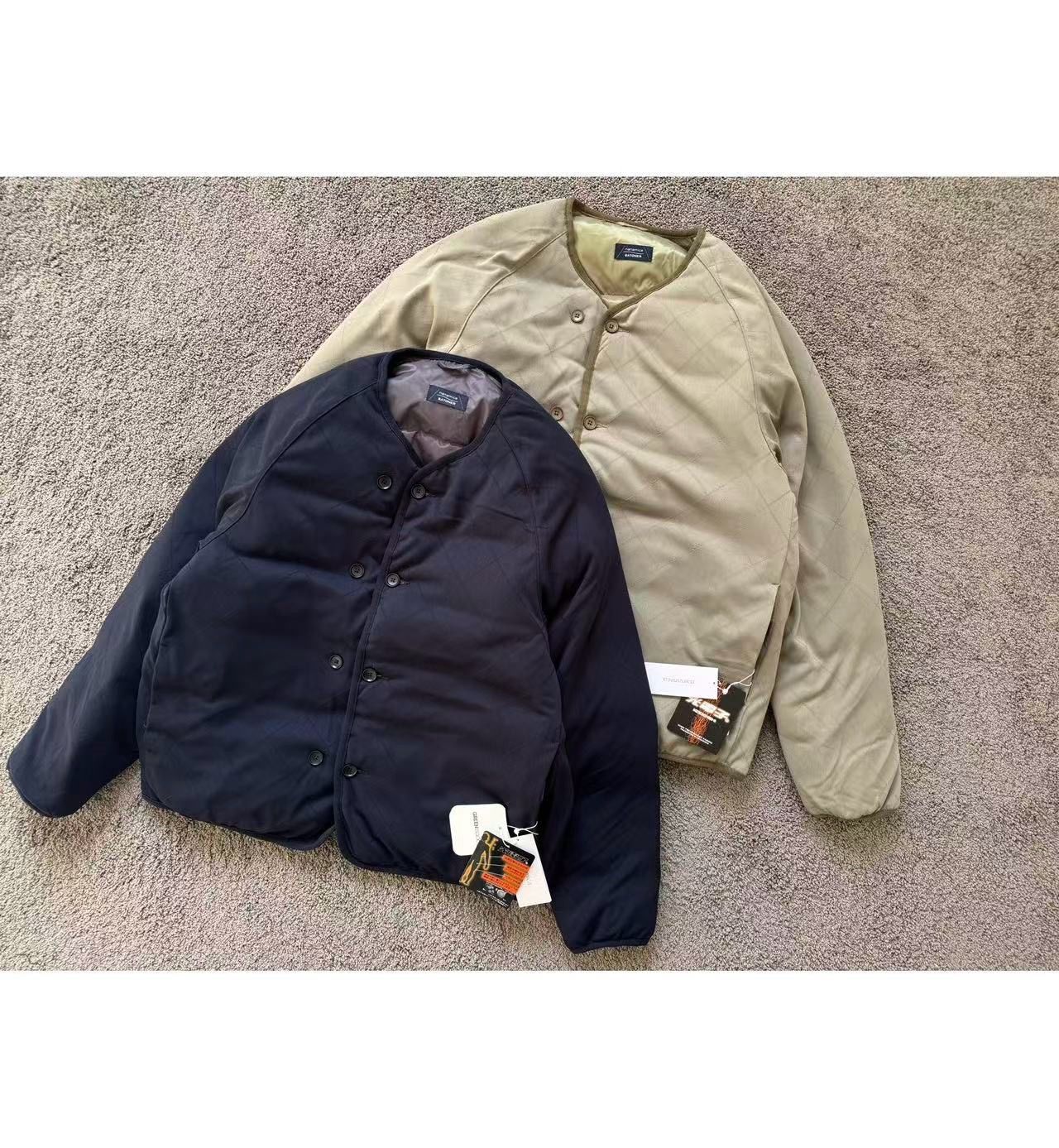 新品・未使用】nanamica × BATONER Knit Down Cardigan / ニットダウン