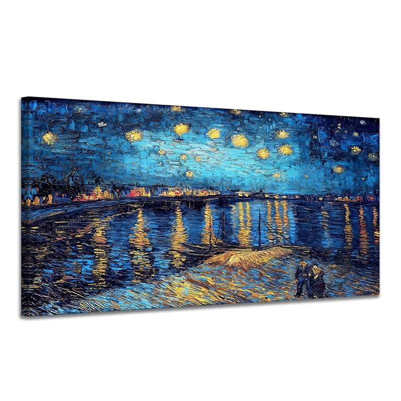 新品】 絵画 星月夜 ゴッホ ポスター 装飾画 ゴッホ 複製画 キャンバス