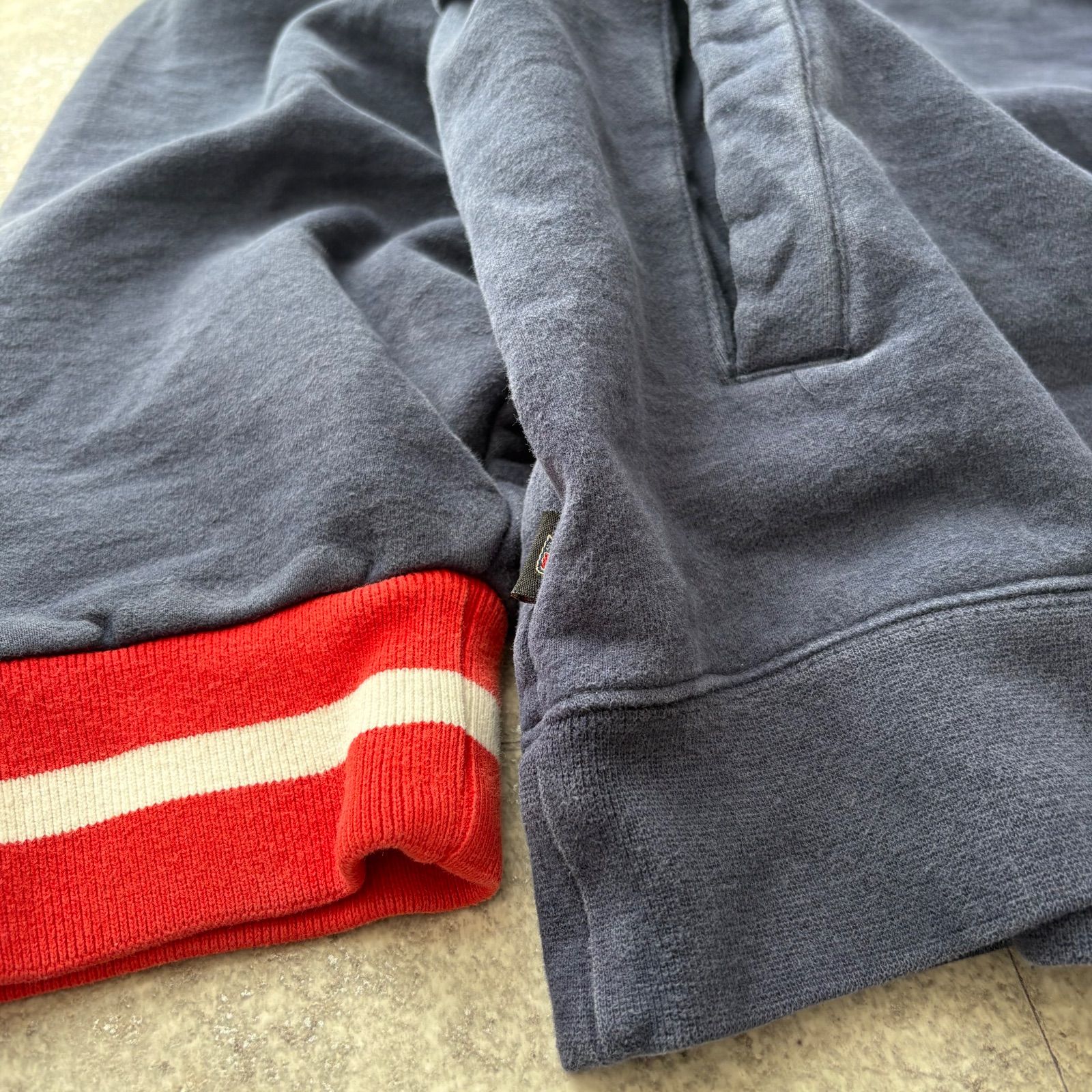 【ニューイングランド ペイトリオッツ】パーカー 2XL リーボック スウェット リーボック REEBOK ハーフジップ スウェット パーカー フーディ 00s