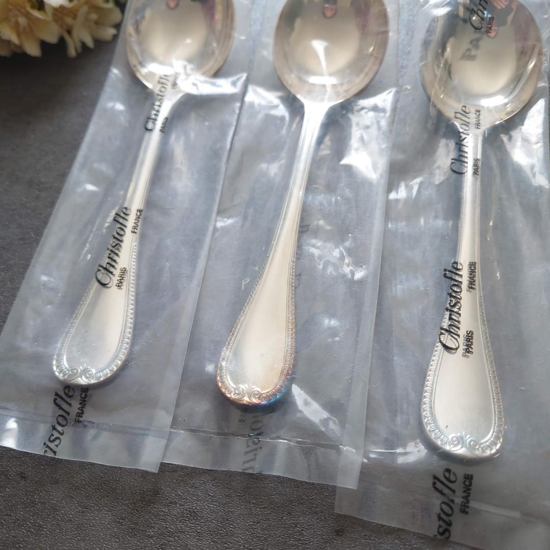 極希少 美品 クリストフル マルメゾン 未開封含む ソーススプーン 6点 希少 クリストフル マルメゾン 未開封 コンソメスプーン 3点 - メルカリ