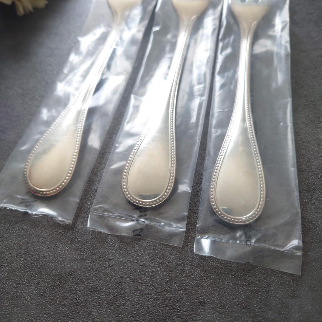 美品 クリストフル パール ケーキフォーク 4点 クリストフル パール2 2405 ケーキフォーク 046 ステンレス製