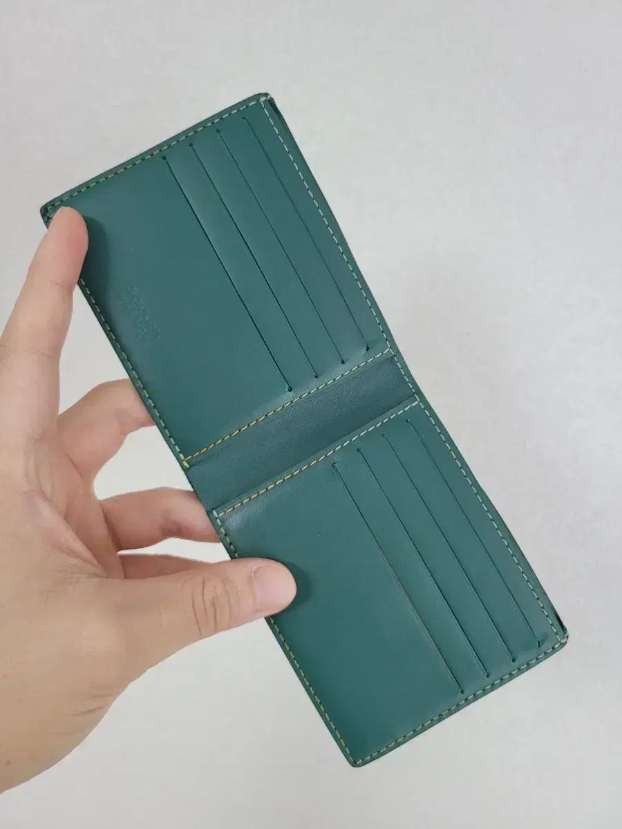 Masion Goyard ゴヤール BIG TOILE 二つ折り財布 スペシャル グリーン