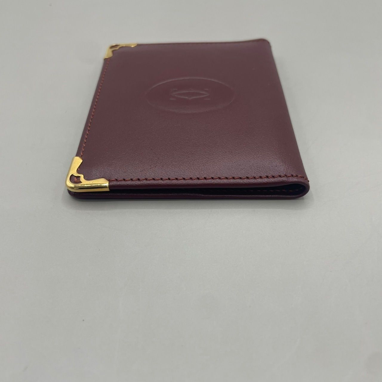 未使用級 Cartier カルティエ ミラー付き カードケース 定期入れ 鏡