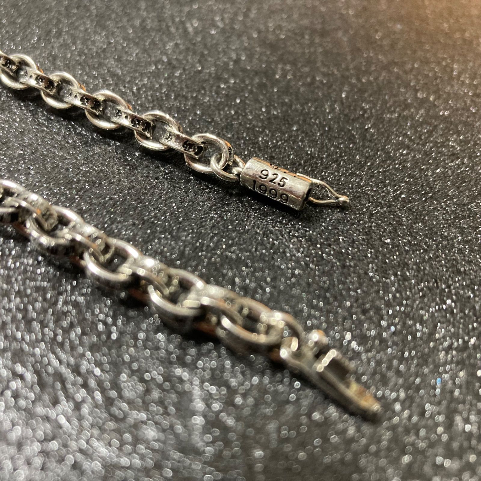 クロムハーツ CHクロスペンダントスモール ベイル ペーパーチェーン50