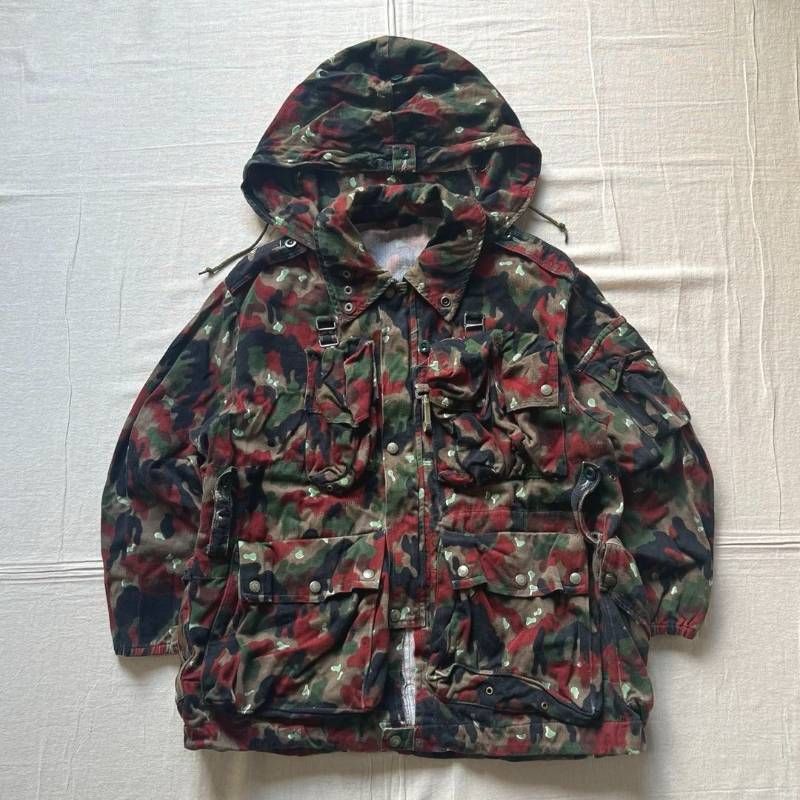 実物 70s vintage MILITARY スイス軍 M60 山岳部隊 アルペンカモ 