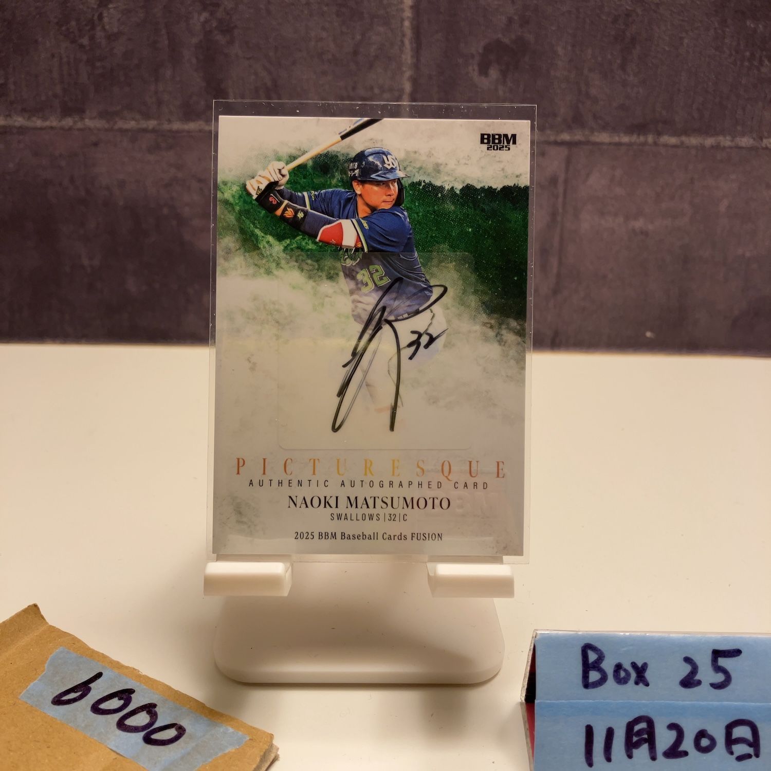 2025 bbm fusion 始球式 直筆 サイン 25枚限定 新浜レオン 2025BBM