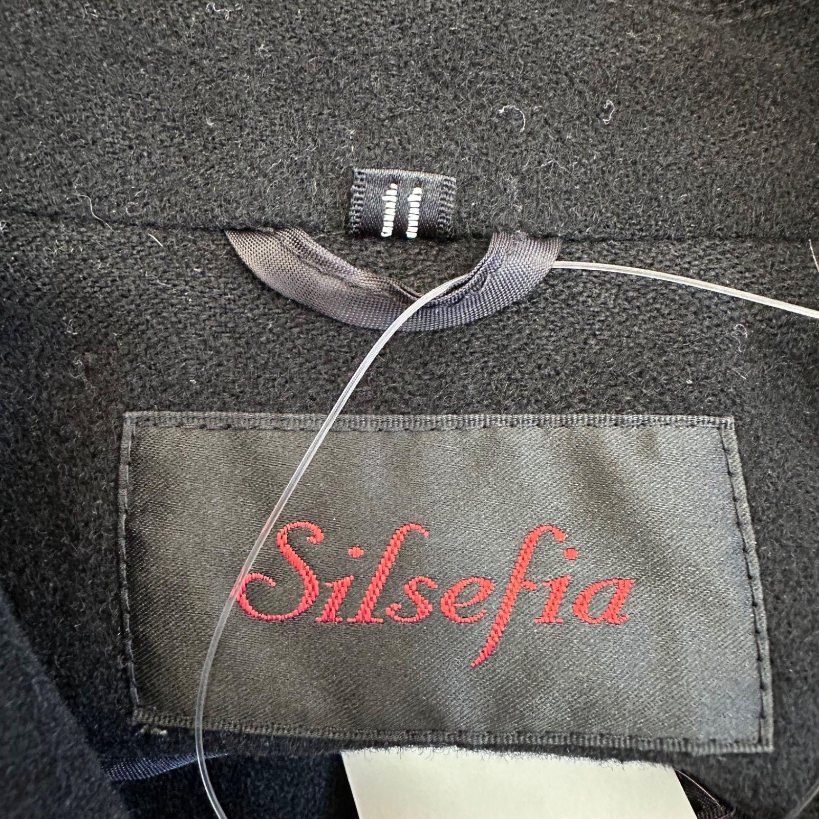 Z1619 【美品】Silsefiaシルセフィア カシミヤコートロングコート 