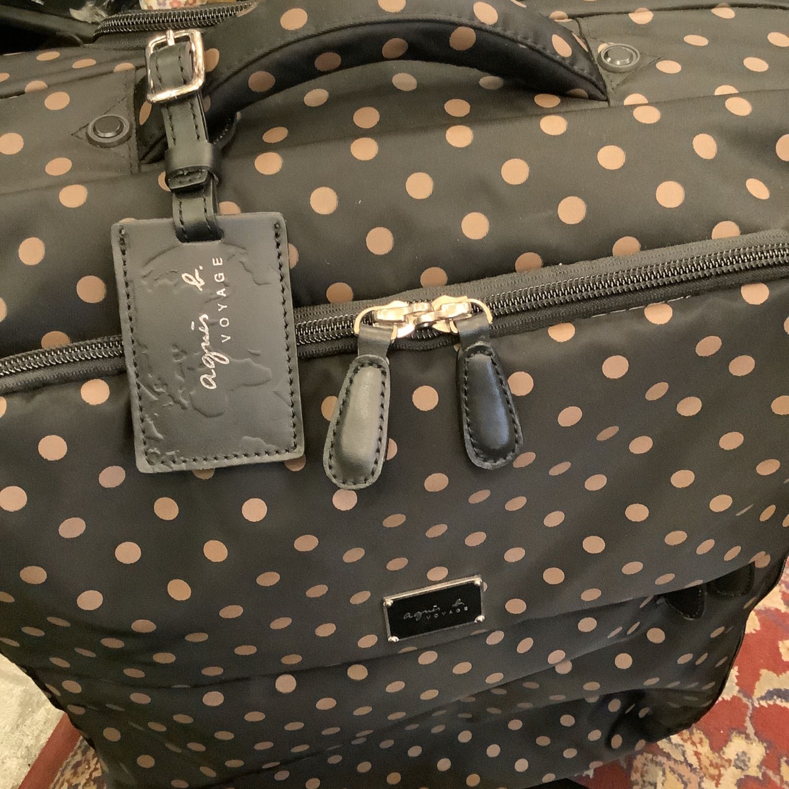 美品 agnès b. voyage アニエス・ベー ボヤージュ キャリーバッグ
