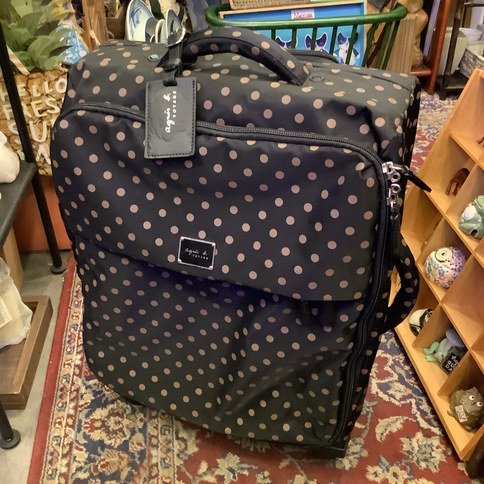 美品 agnès b. voyage アニエス・ベー ボヤージュ キャリーバッグ