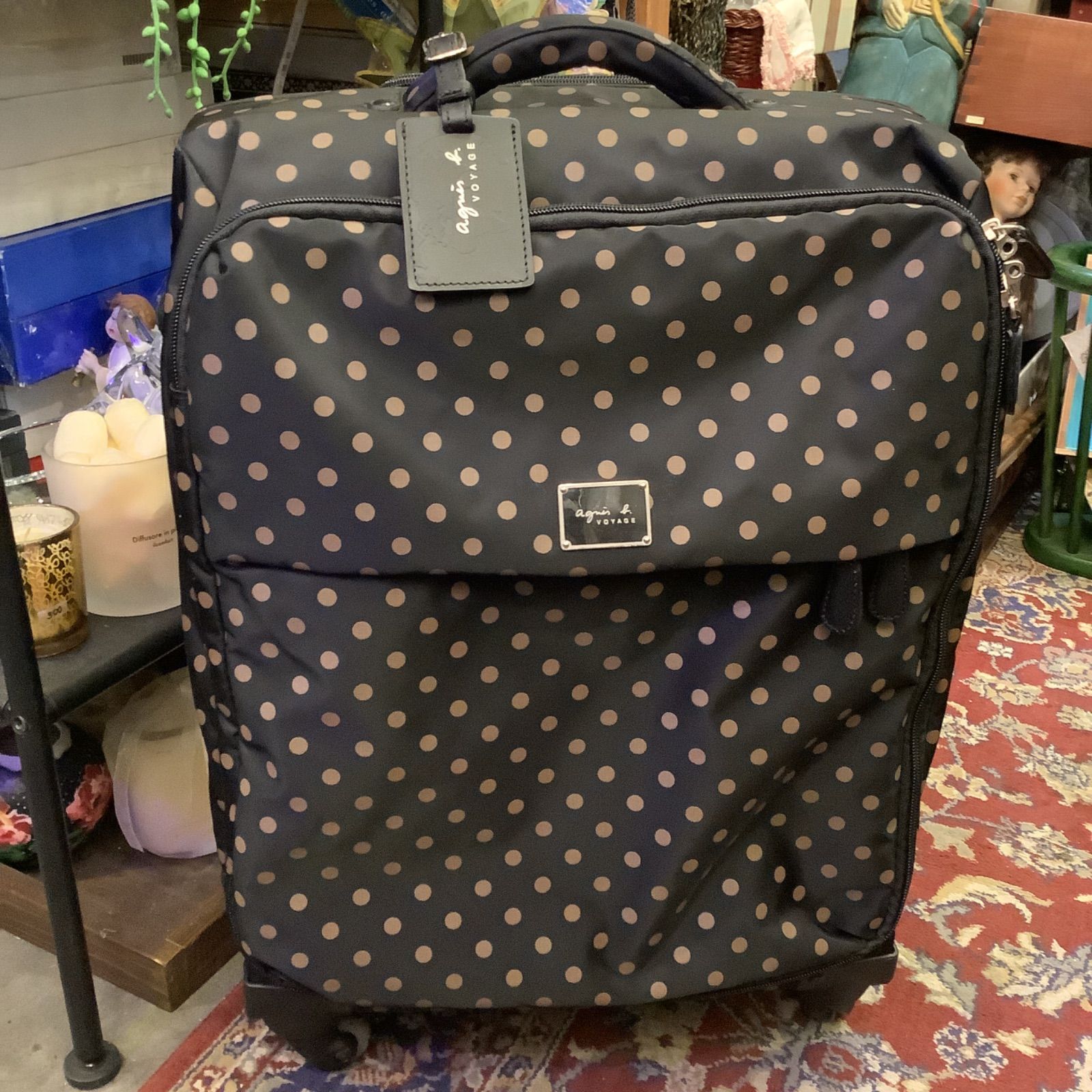 美品 agnès b. voyage アニエス・ベー ボヤージュ キャリーバッグ