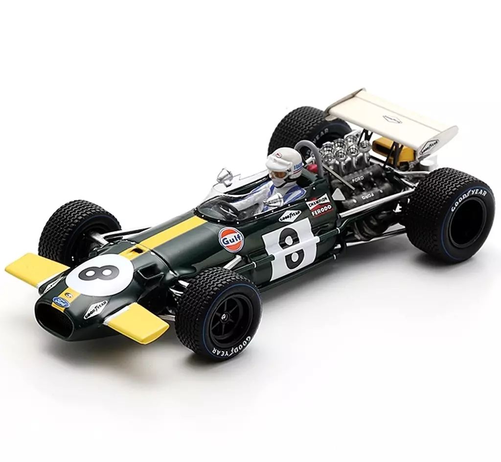 新品】ミニカー 1/43 Brabham BT26A 3rd Mexico GP 1969 Jack Brabham