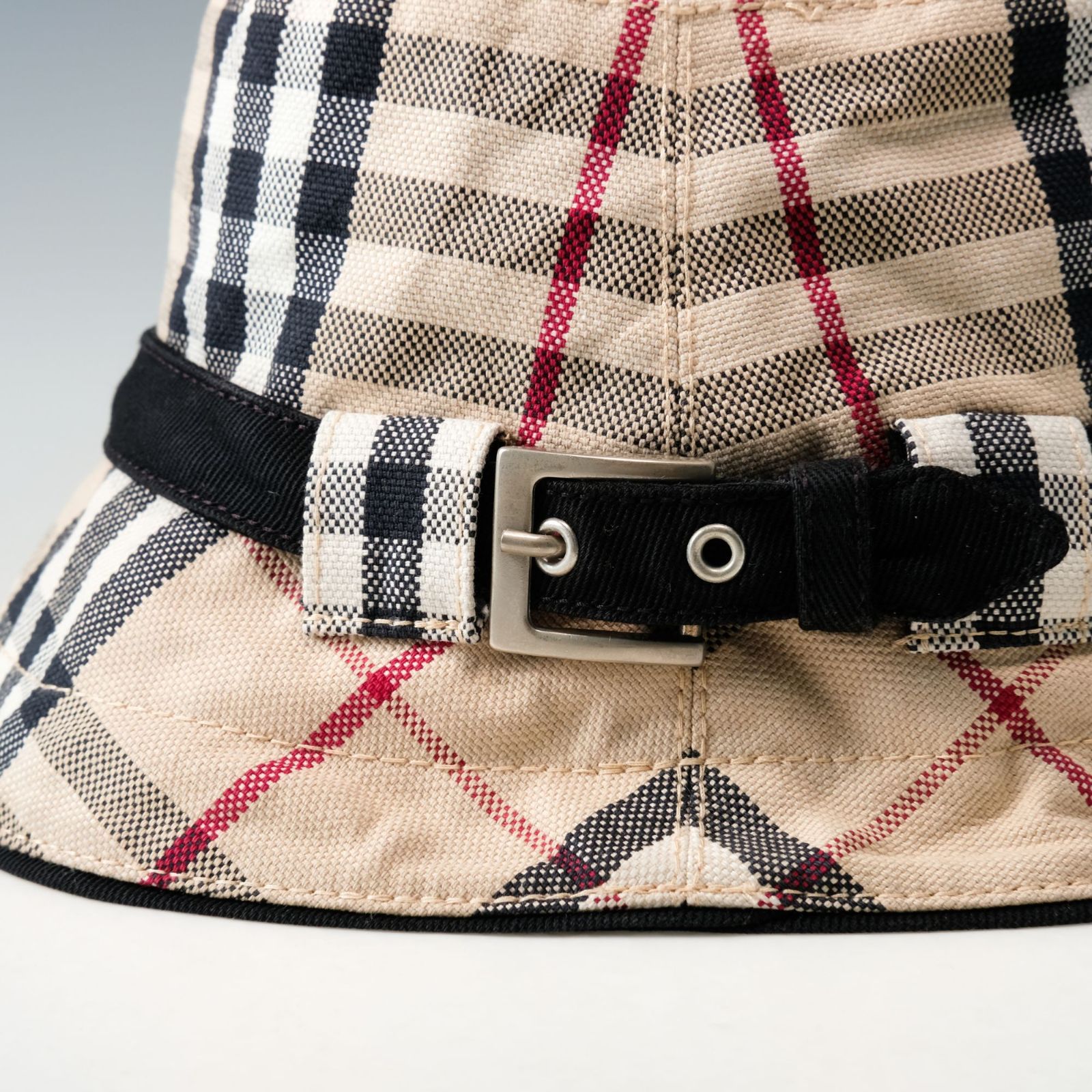 BURBERRY バーバリー ノバチェック バケットハット S ベルト付き