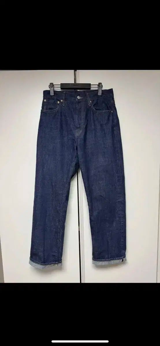 S OUTSTANDING 30s シンチバック セルビッジ ワイドパンツ インディゴ