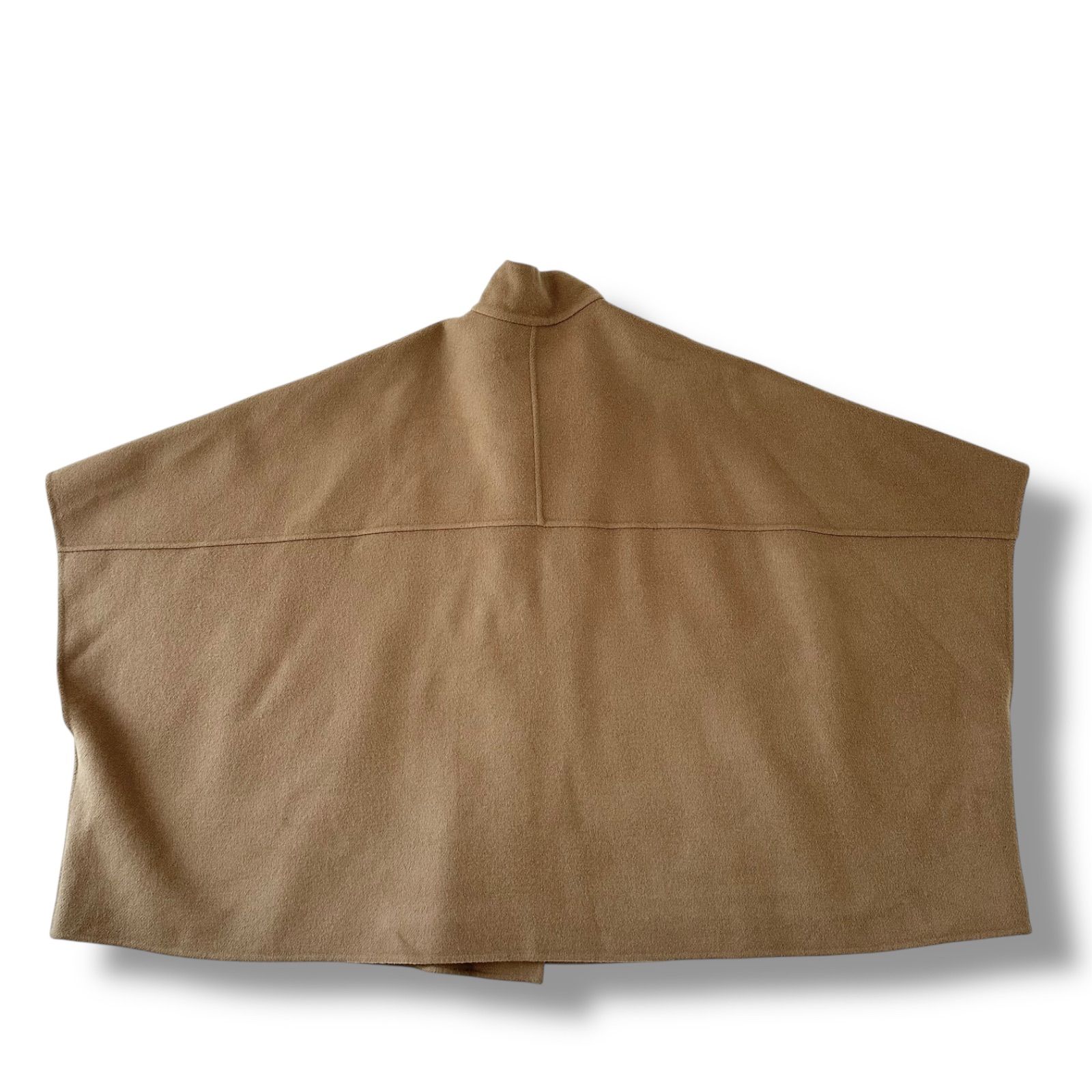 ディスカウント SLOBE IENA スタンドカラー ダブルフェイスポンチョ