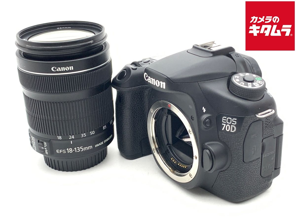 中古】 【並品】 キヤノン EOS 70D EF-S18-135 IS STM レンズキット