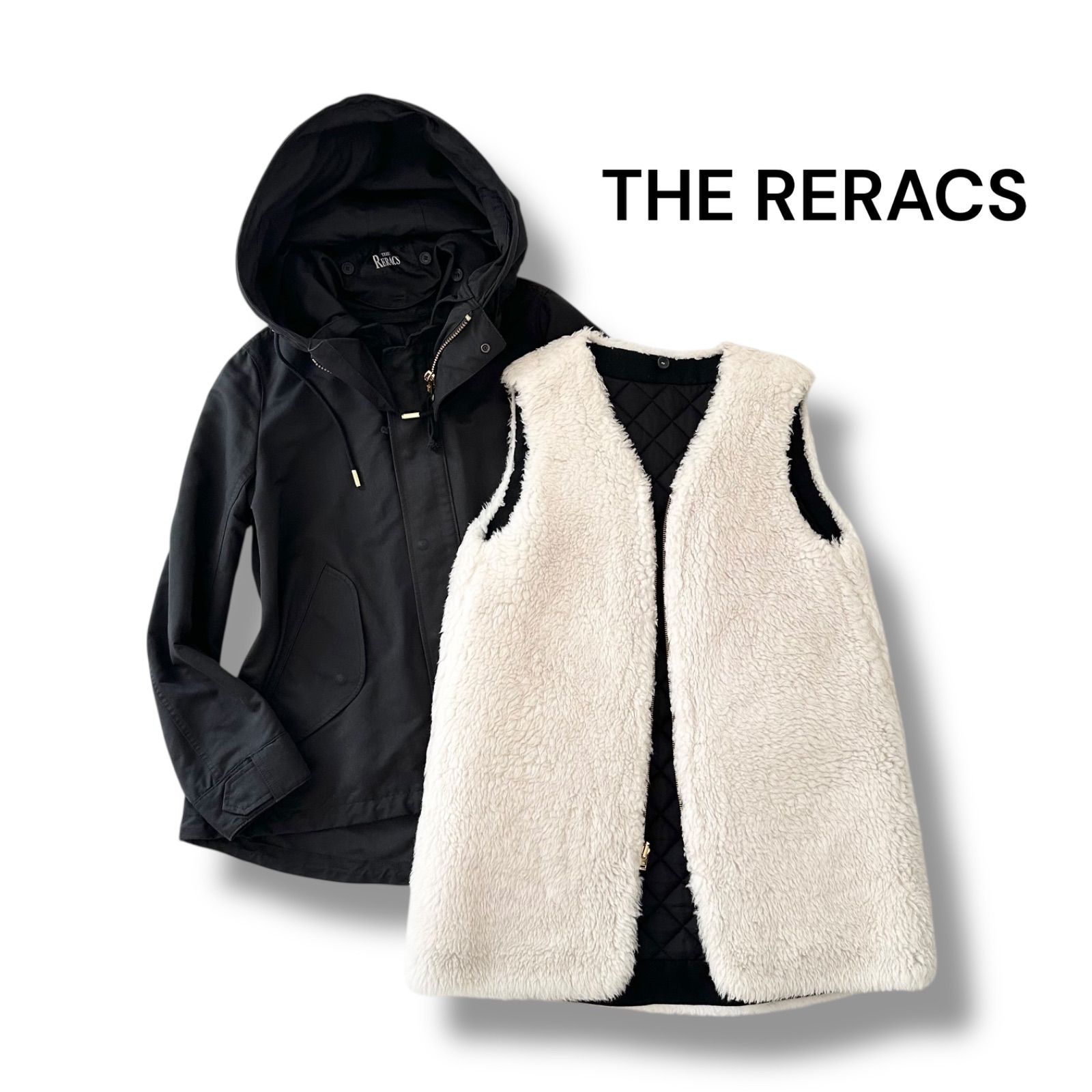 THE RERACS ショートモッズコート ボアライナー付き SHORT MODS COAT