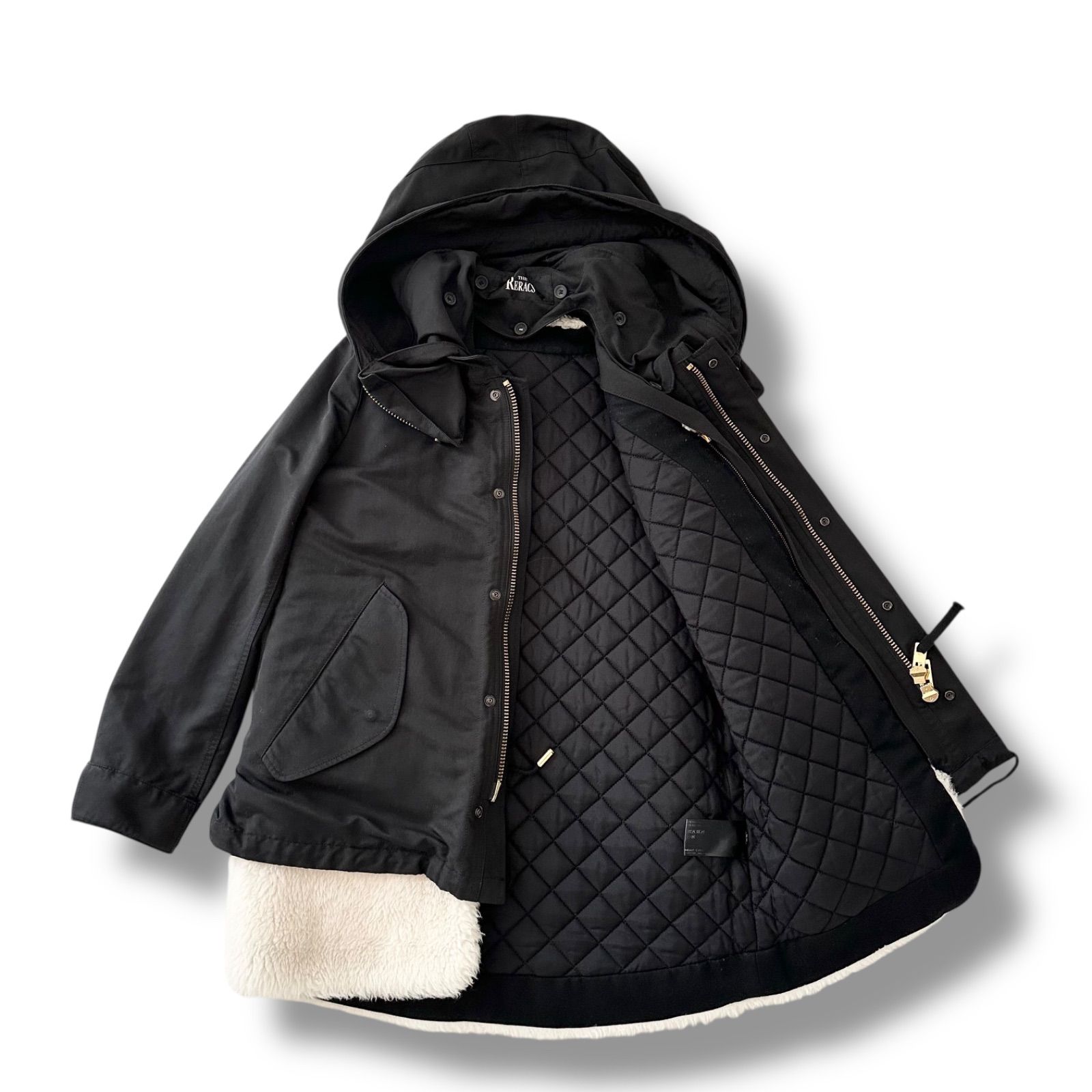 THE RERACS ショートモッズコート ボアライナー付き SHORT MODS COAT