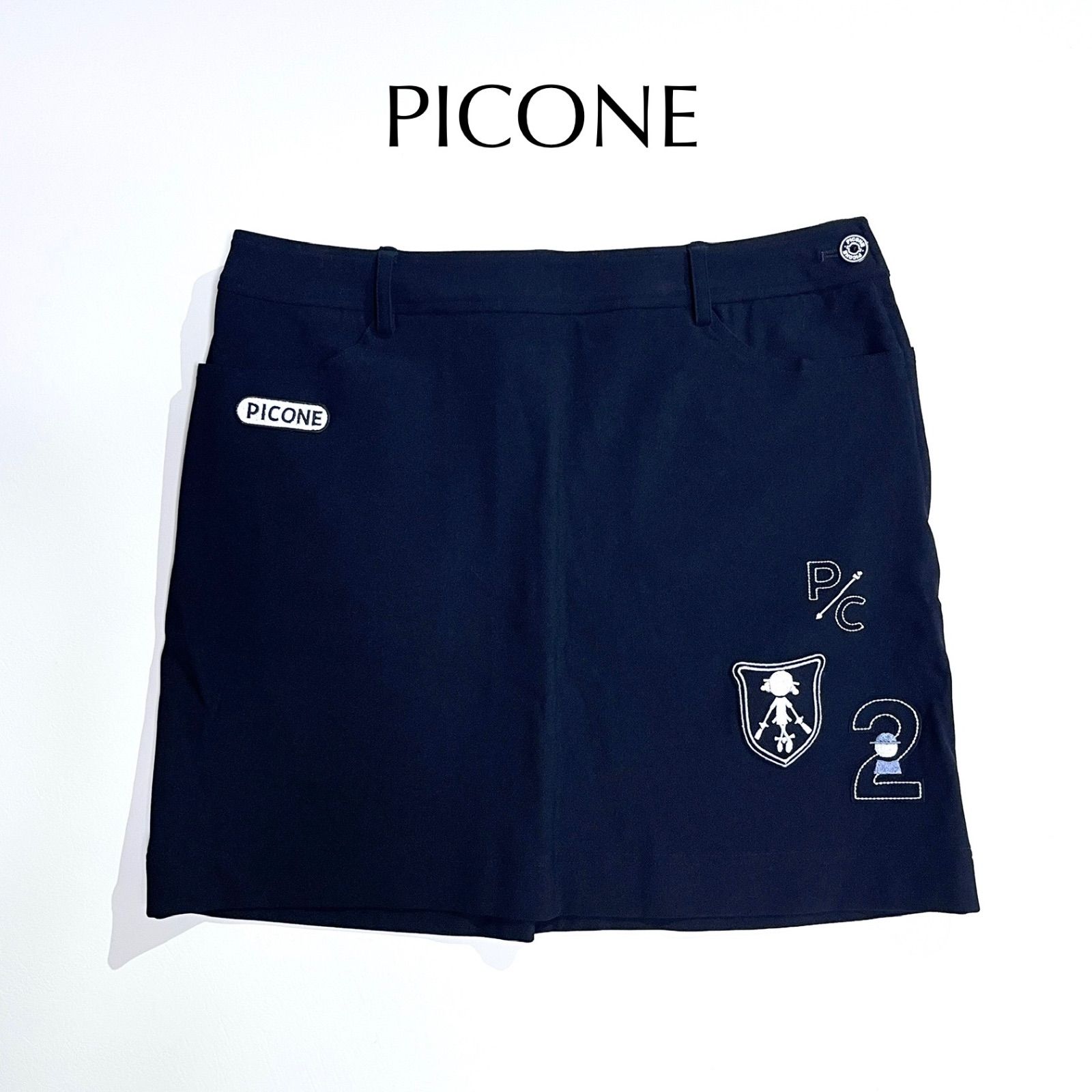 ck71a PICONE club ゴルフ スカート ゴルフウェア ミニスカート ロゴ