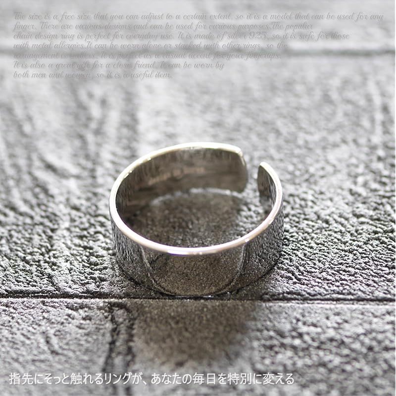 新品】 シルバー シルバー925 本物 ワイドバンドリング 鏡面仕上げ