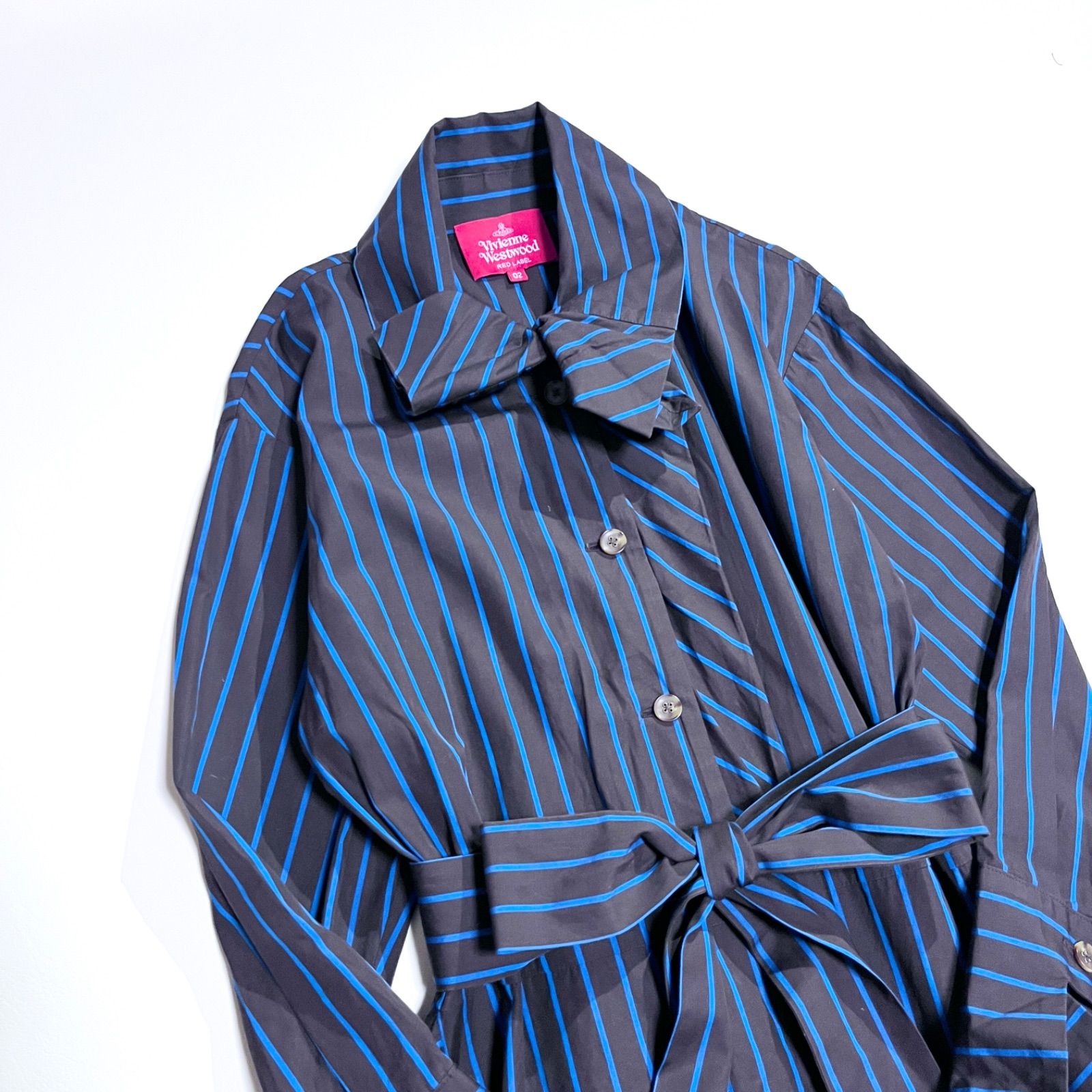 cj103a Vivienne Westwood red label ワンピース ストライプ 変形