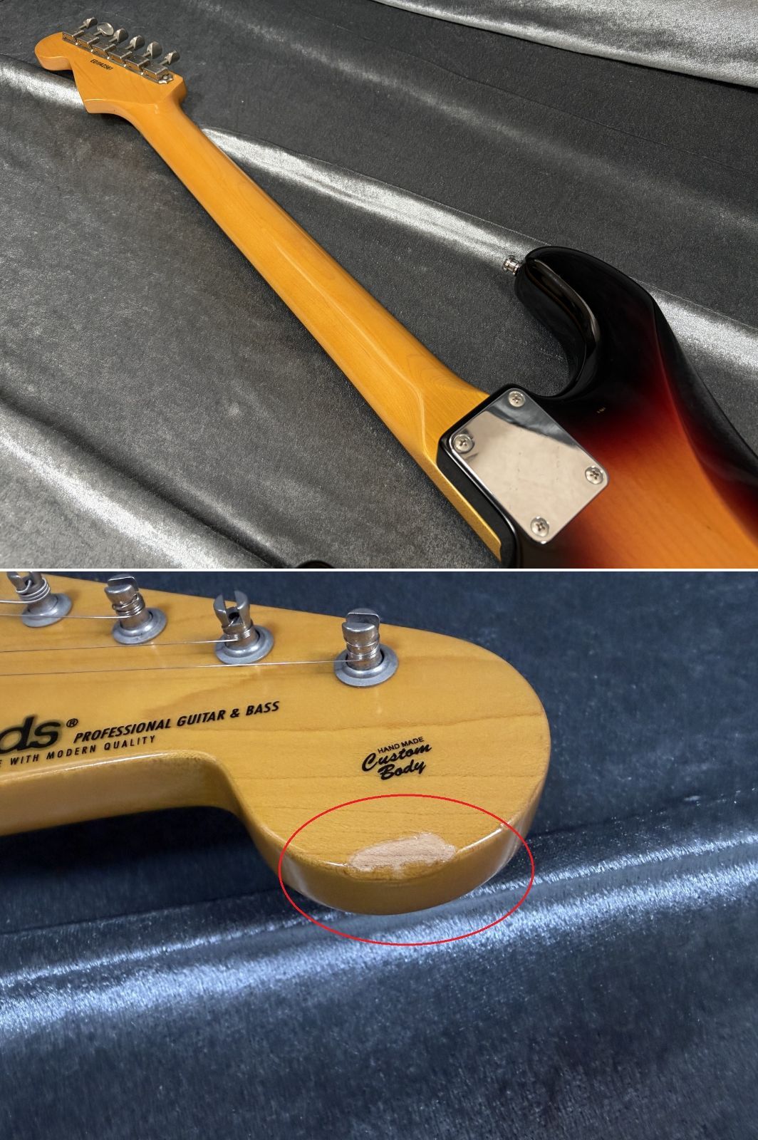 ラッカートップ！ EDWARDS E-SE-93R/LT Seymour Duncanピックアップ