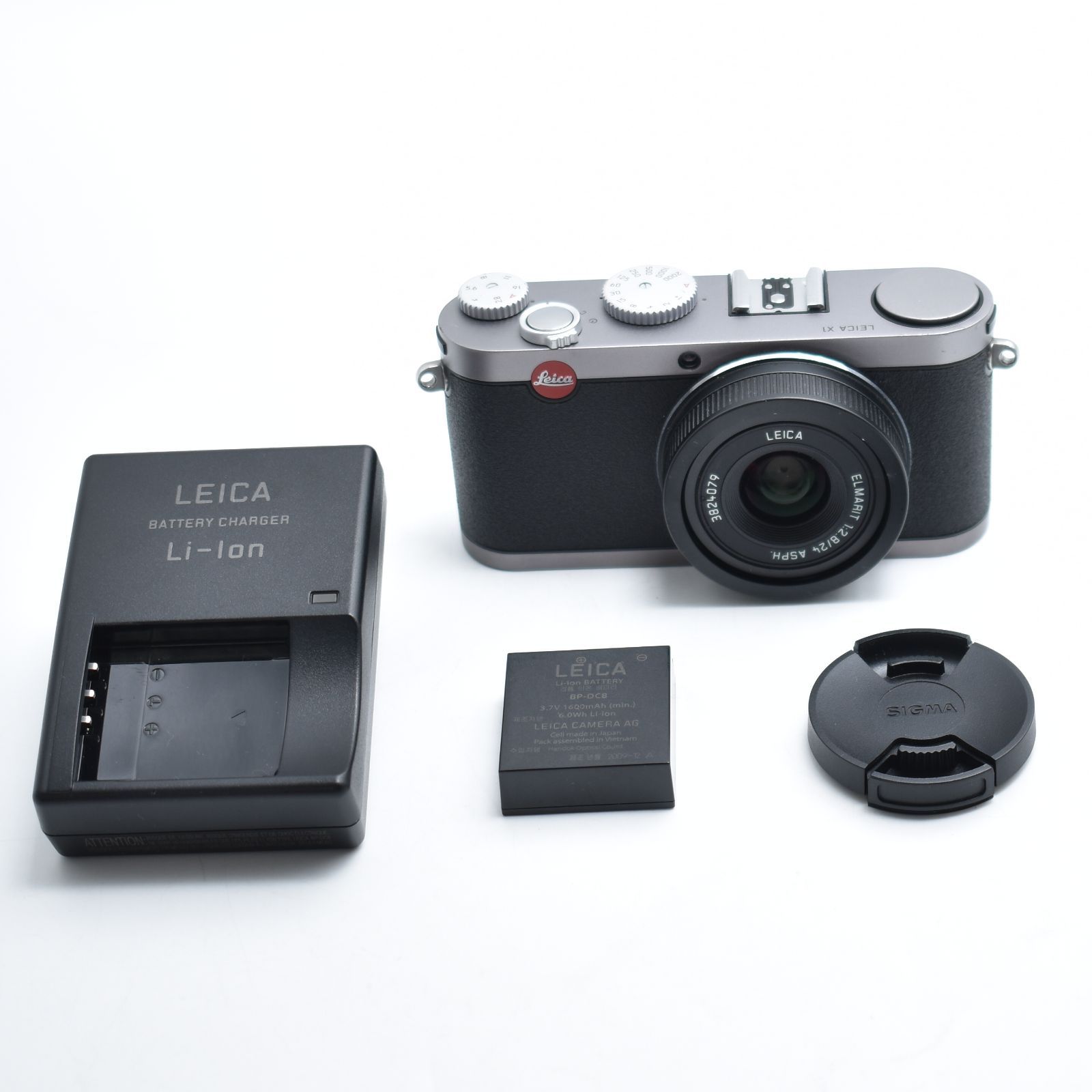 B#10365 Leica デジタルカメラ ライカX1 1220万画素 スチールグレー