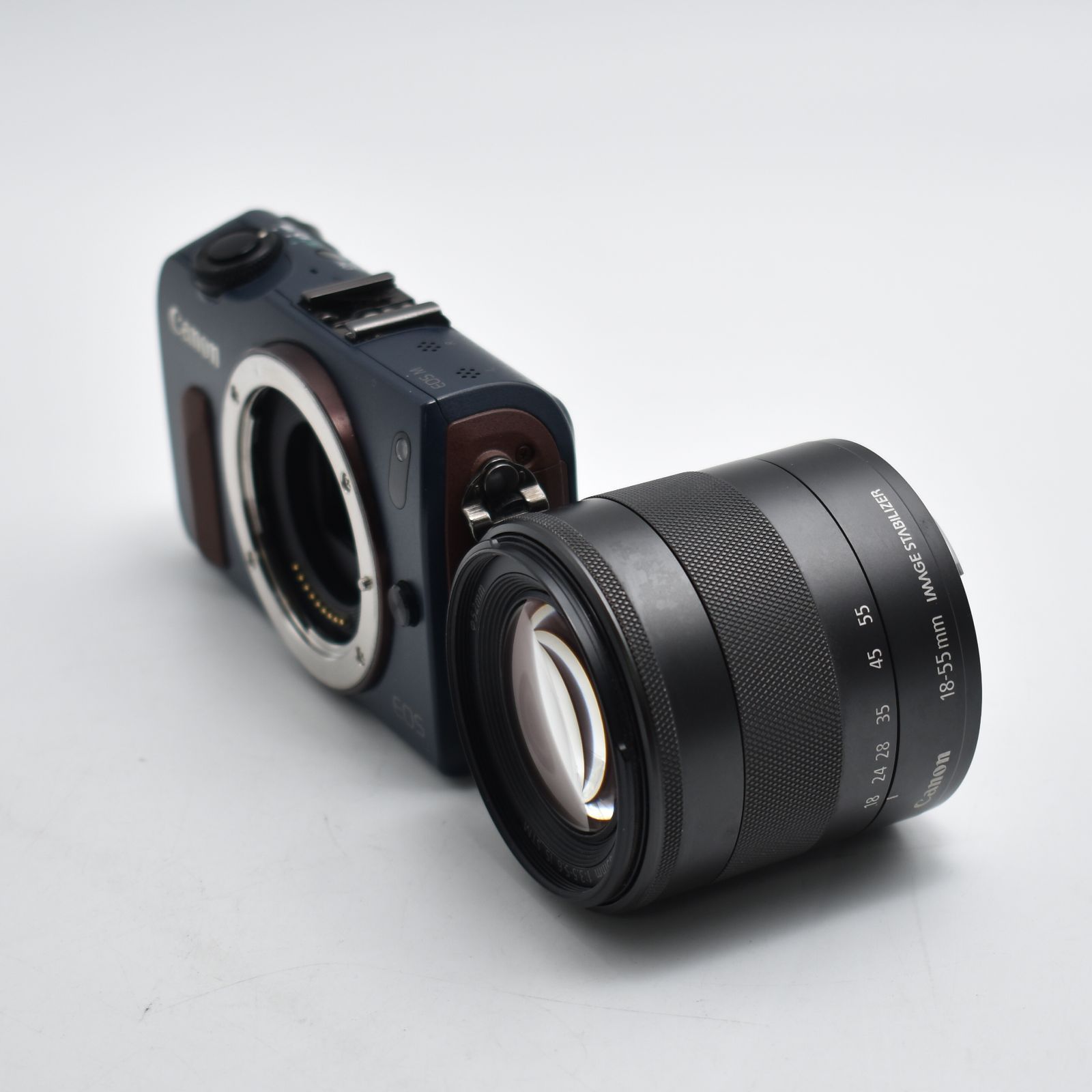 B#10342 Canon ミラーレス一眼カメラ EOS M レンズキット EF-M18-55mm