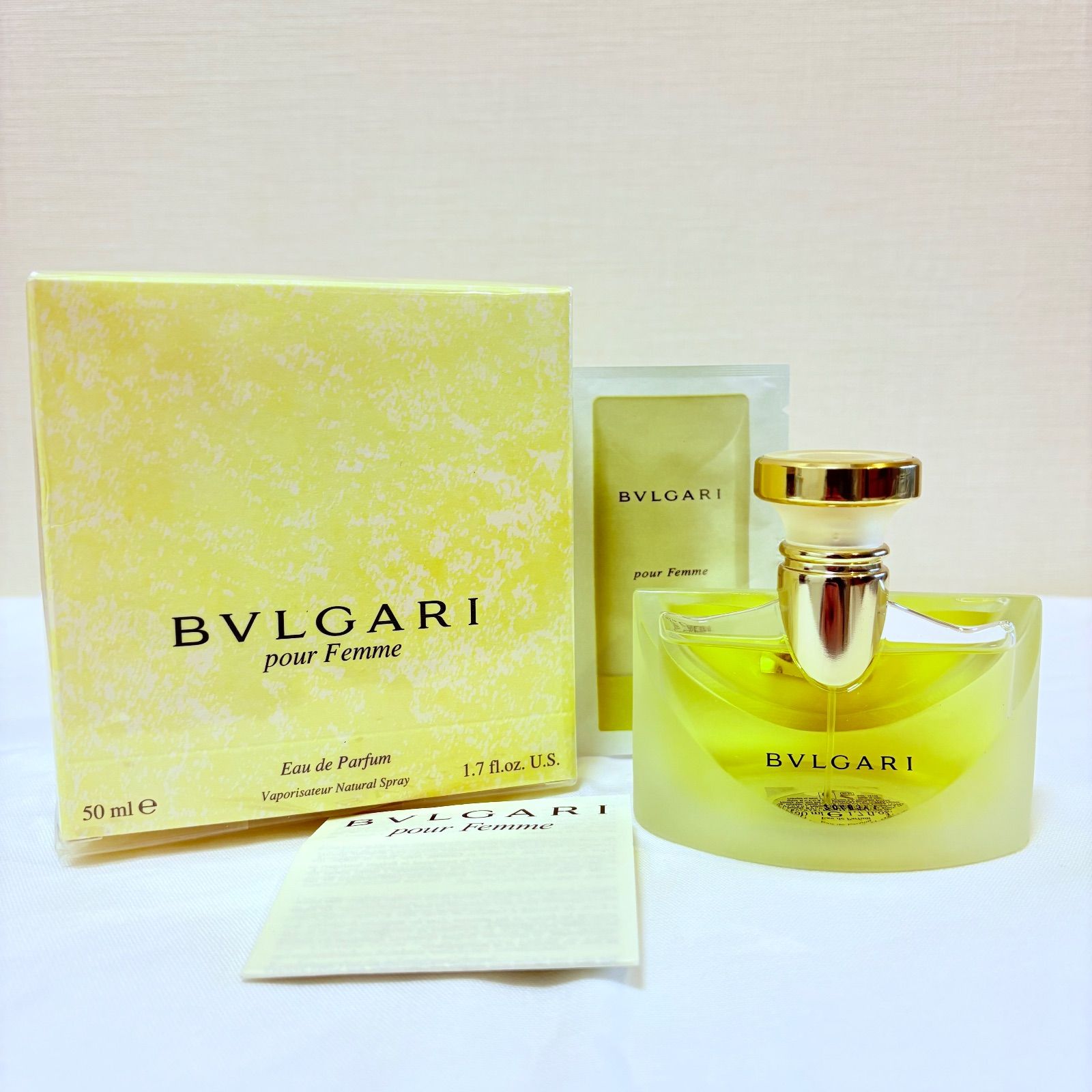 新品 BVLGARI pour femme eau de parfum ブルガリ プールファム フェム