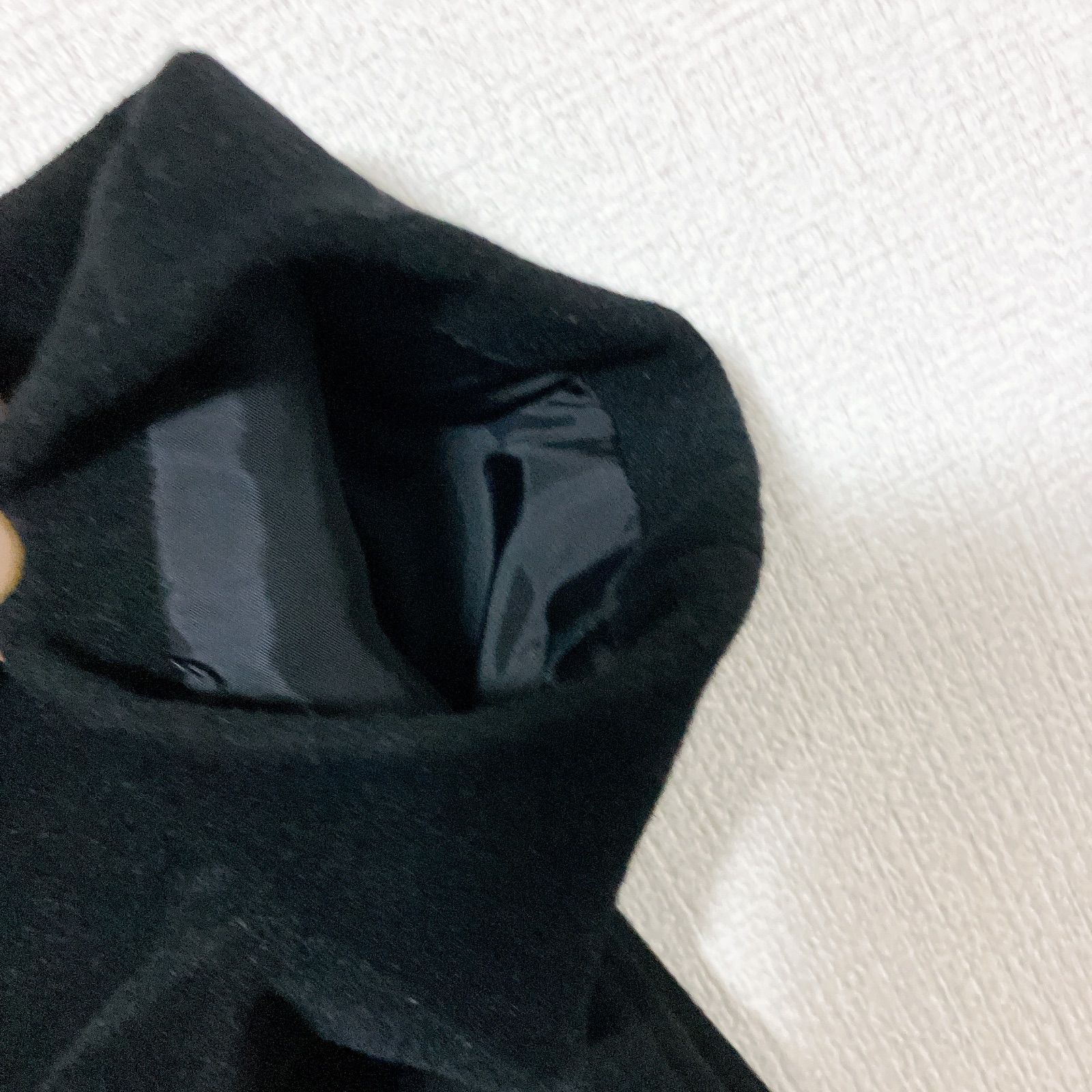 ブラックロングコート　TOKYO STYLE cojana cojana ロングコート 黒 アンゴラ100% Tokyo styleブラック サイズ9号