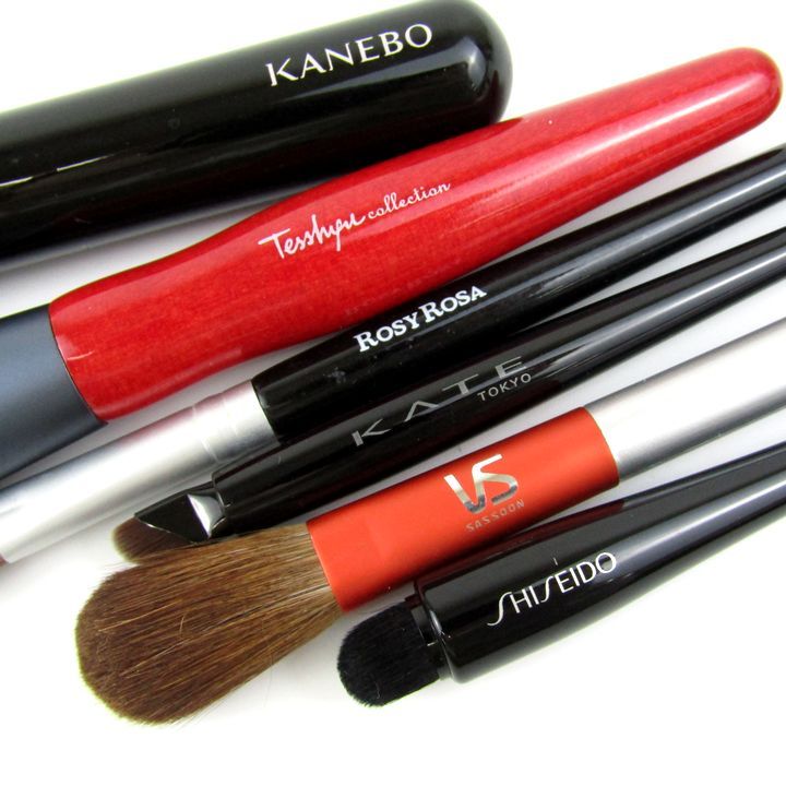 熊野筆 鉄舟コレクション カネボウ 資生堂他 メイクブラシ 16点セット