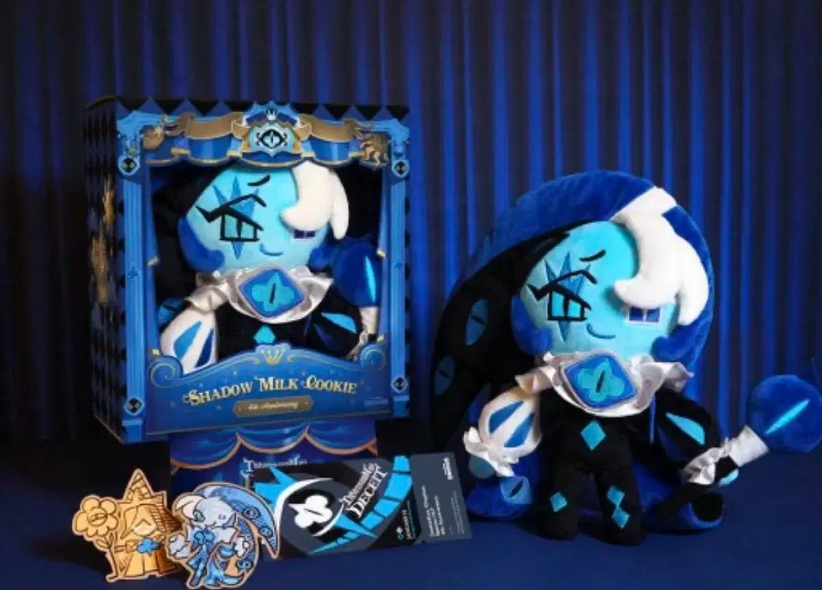 クッキーラン　キングダム　シャドウミルククッキー　ぬいぐるみ クッキーラン キングダム シャドウミルク クッキー ぬいぐるみ 出品