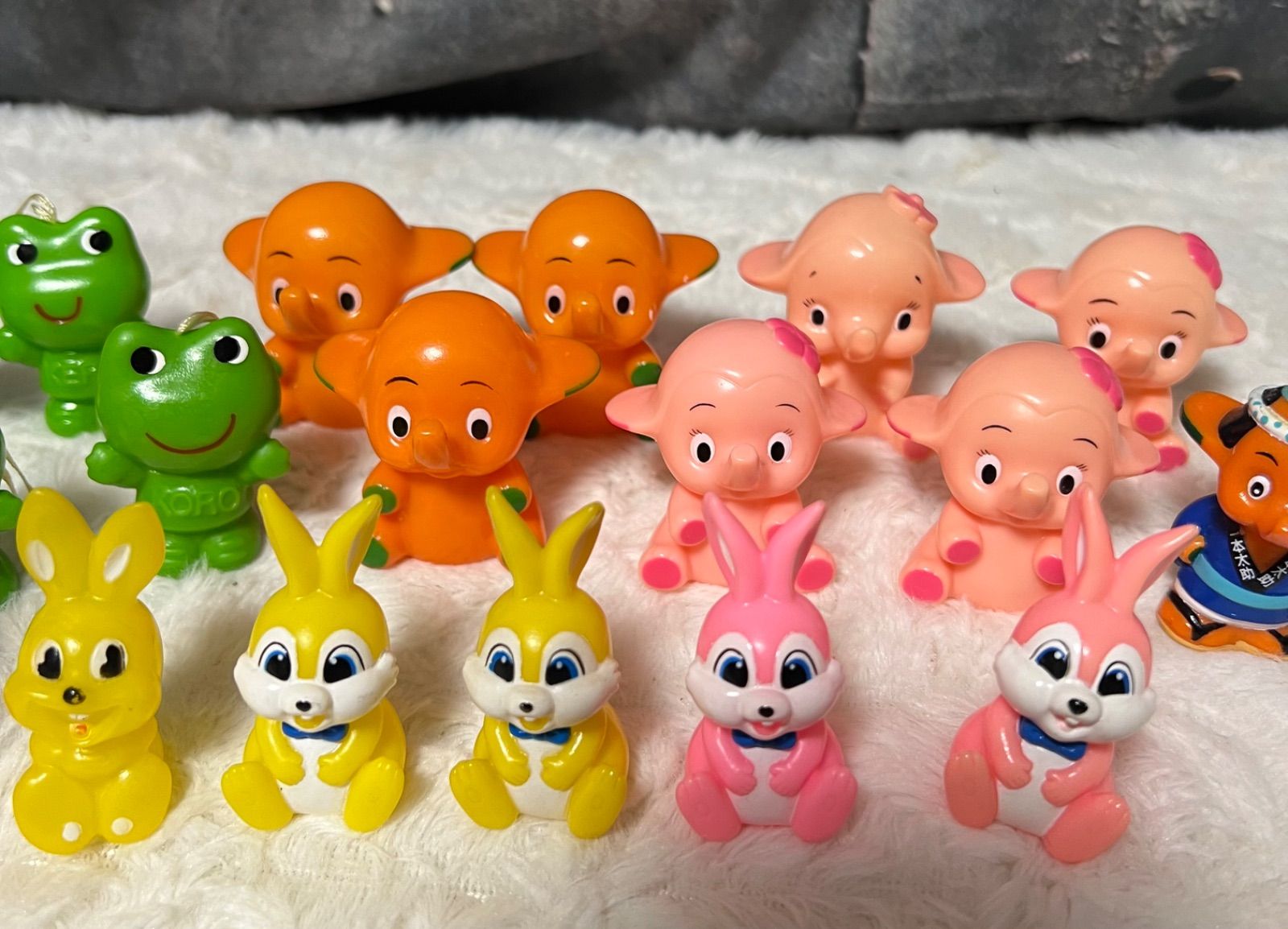 昭和レトロ ケロちゃん コロちゃん ピョンちゃん サトちゃん ソフビ 指