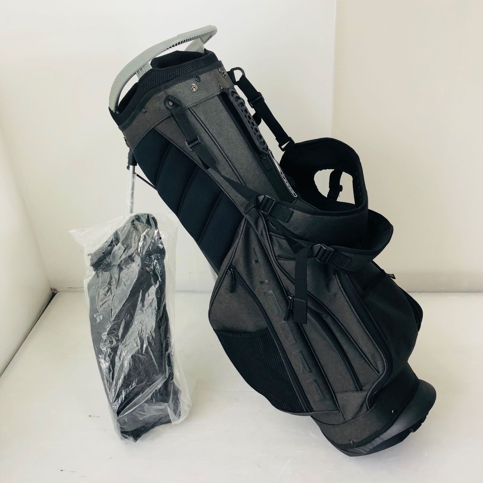TIGORA ティゴラ スタンド式 グレー キャディバッグ ゴルフバッグ